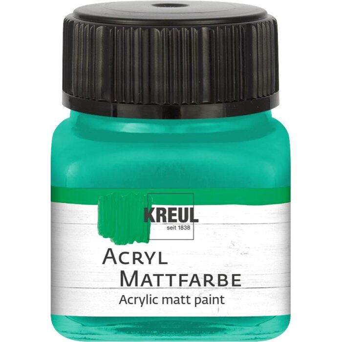 KREUL akrylová matná farba - mätovozelená - 20 ml