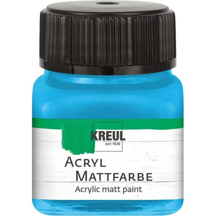 KREUL Acryl Mattfarbe Himmelblau 20 ml