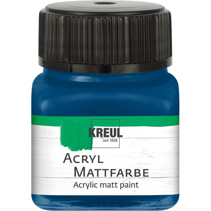 KREUL akrylová matná farba - tmavomodrá - 20 ml