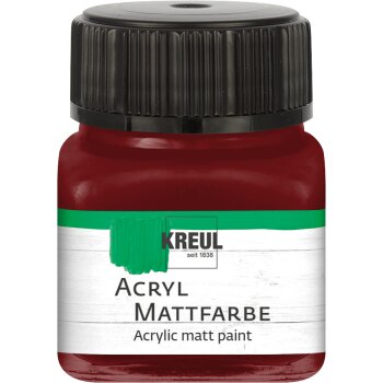 KREUL Acryl Mattfarbe Maron 20 ml