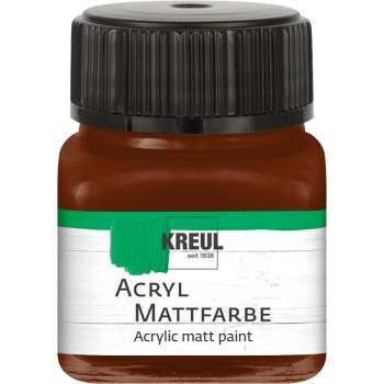 KREUL Acryl Mattfarbe Schokobraun 20 ml