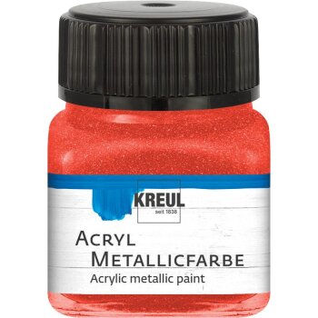 KREUL Acryl Metallicfarbe Rot 20 ml