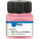 KREUL akrylová metalická farba - ružová - 20 ml