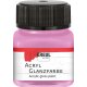 KREUL akrylová lesklá farba - ružová - 20 ml