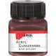 KREUL akrylová lesklá farba - tmavohnedá - 20 ml