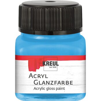KREUL Acryl Glanzfarbe Himmelblau 20 ml