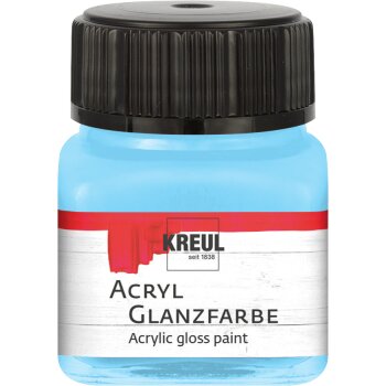 KREUL Acryl Glanzfarbe Hellblau 20 ml