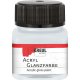 KREUL akrylová lesklá farba - svetlosivá - 20 ml