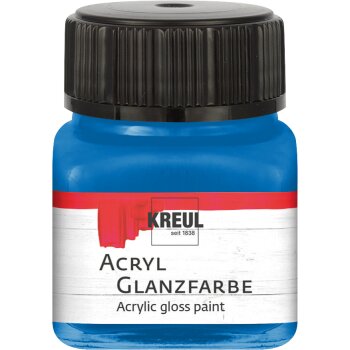 KREUL Acryl Glanzfarbe Blau 20 ml