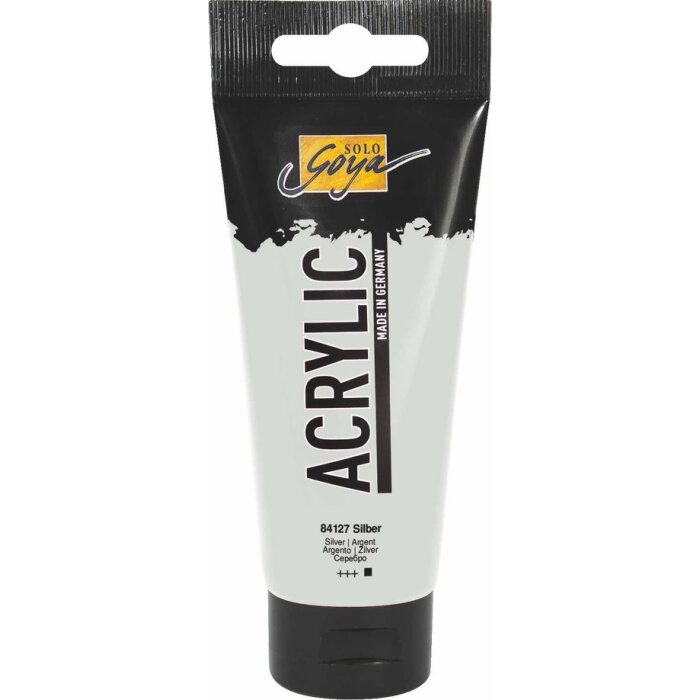 KREUL SOLO GOYA Acrylic Silber 100 ml Tube