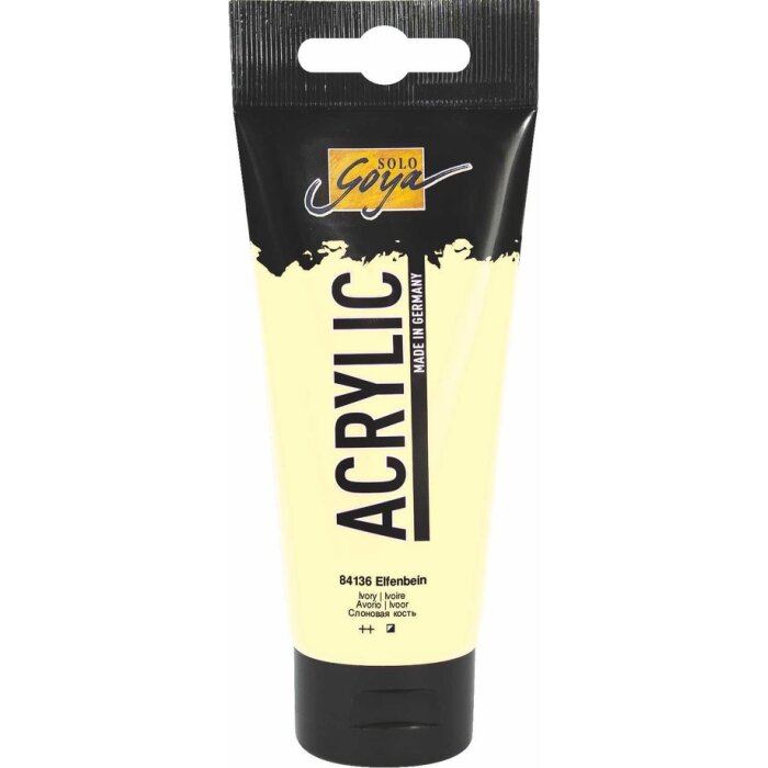 KREUL akrylová farba SOLO GOYA - 100 ml - v tube - slonovinová