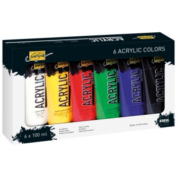 KREUL SOLO GOYA Acrylic 100 ml Tuben 6er Set