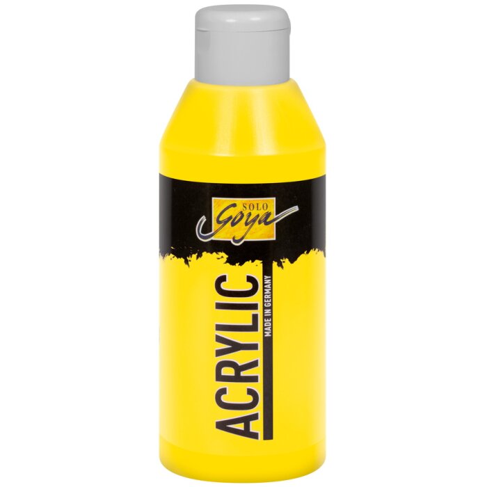 KREUL akrylová farba SOLO GOYA - 250 ml - svetlá rýdzožltá