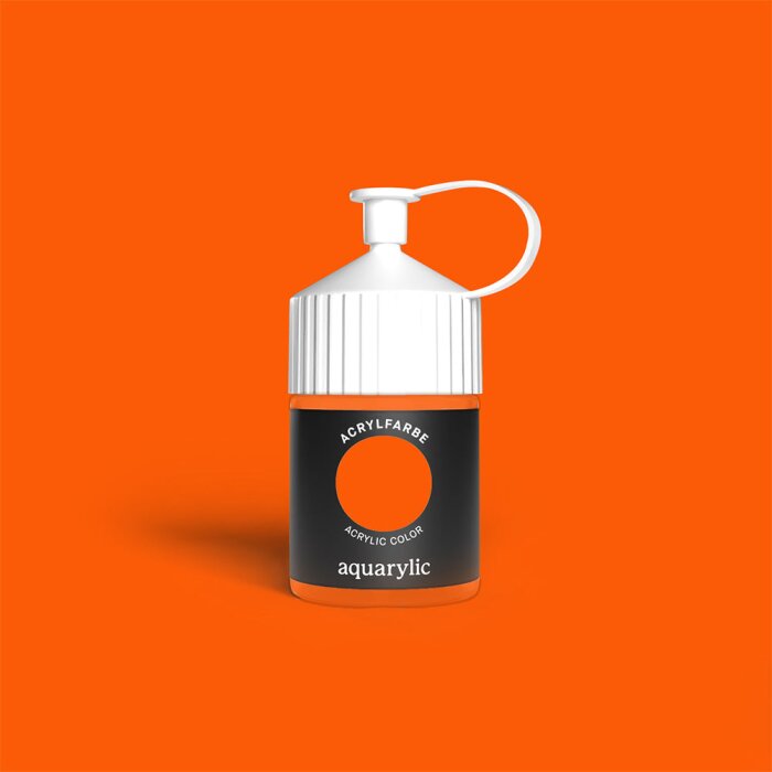 aquarylic Acrylfarbe 120ml Orange – Künstlerqualität