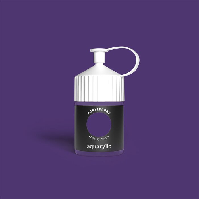 aquarylic Akrylová farba 120 ml Skutočná fialová – Umelecká kvalita