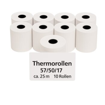 KRPA Thermorollen 57/50/17 25 m 10 Rollen