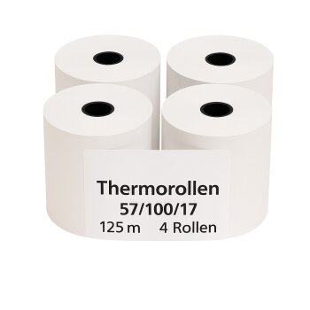 KRPA Thermorollen 57/100/17 125m 4 Rollen