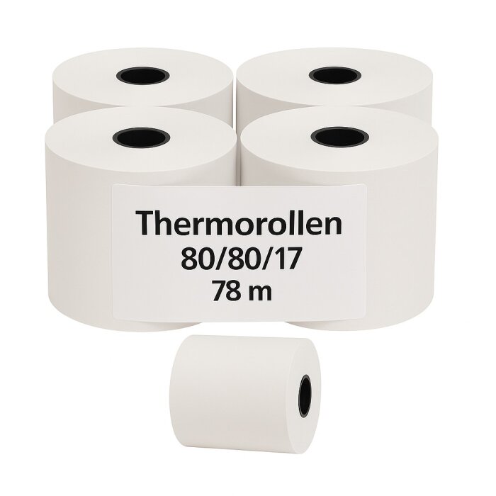 KRPA termo kotúčiky 80/80/17 mm, 78 m, 5 ks