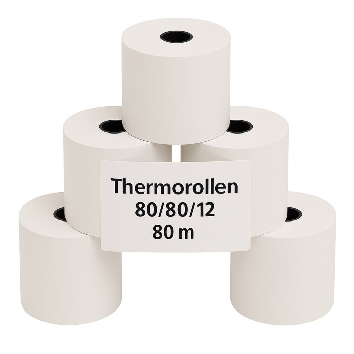 KRPA Thermorollen 80/80/12 80m 5 Rollen