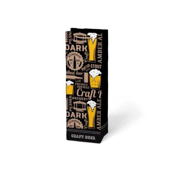MFP Geschenkstasche Flasche 120 x 360 x 100 mm Craft Beer