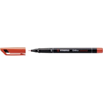 STABILO OHPen universal - fóliové pero - permanentné - veľmi jemný hrot - samostatné - červené