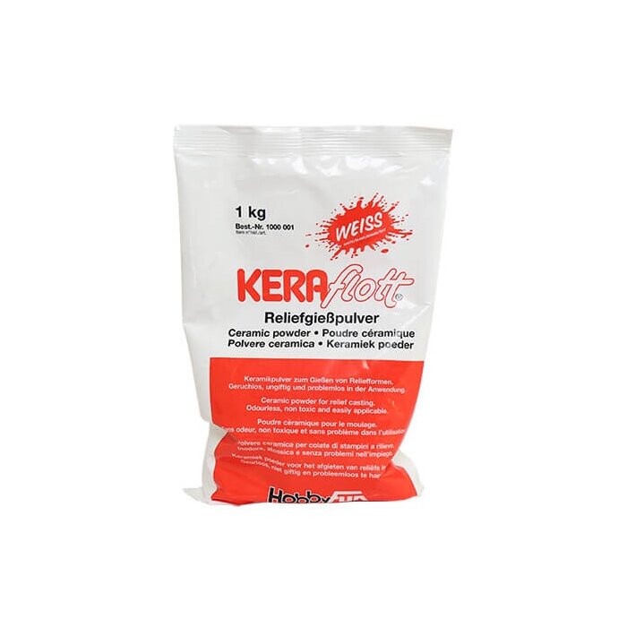 HobbyFun Keraflott odlievacia hmota 1 kg, biela