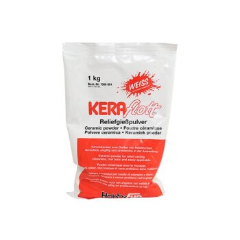HobbyFun Keraflott odlievacia hmota 1 kg, biela