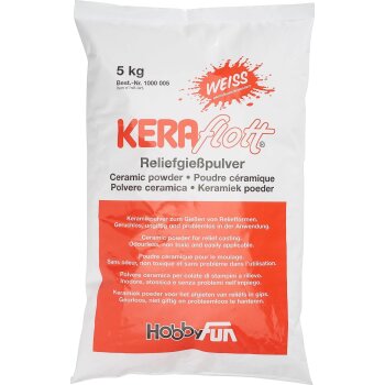 HobbyFun Keraflott odlievacia hmota 5 kg biela