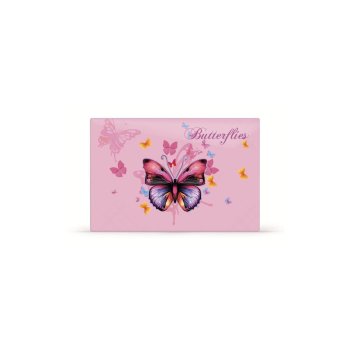 oxybag Schreibtischunterlage 60 x 40 cm Butterfly pink/rosa
