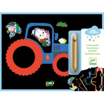 DJECO Krabacie obrázky Objavovanie vozidiel