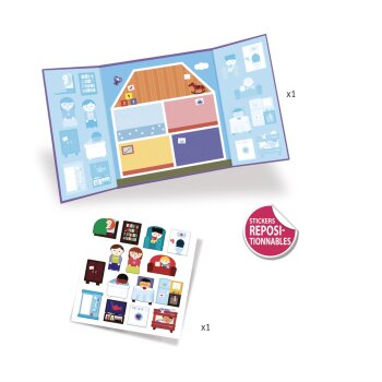 DJECO Stickeralbum Haus