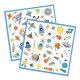 DJECO Sticker Weltraum 160 Stück