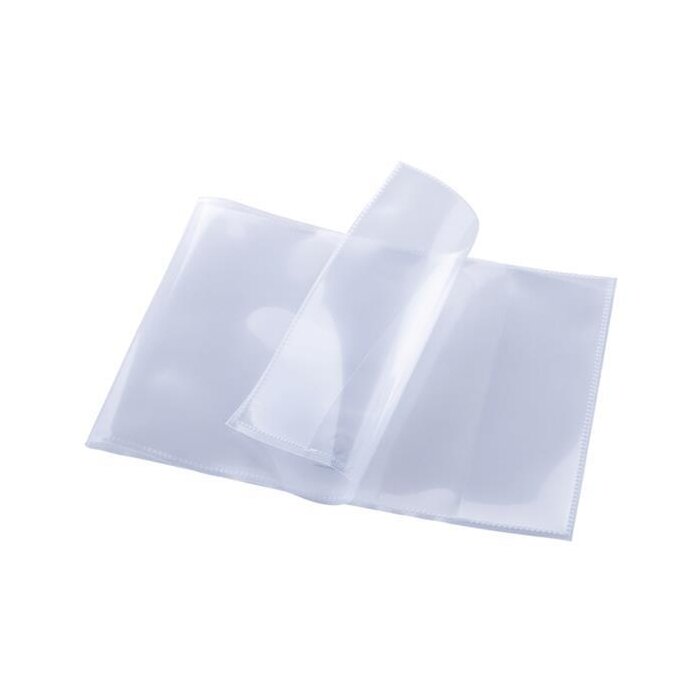 DONAU Heftumschlag A6 Quer Extra Stark 150µm klarsicht / transparent