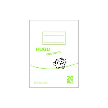 HUGU Schulheft A5 liniert 10 mm 20 Blatt