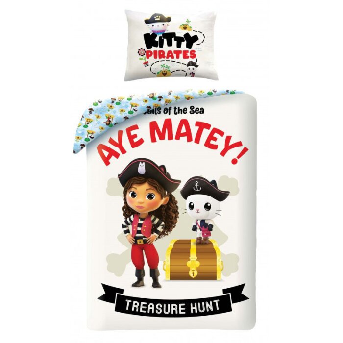 Bettwäsche Gabbys Dollhouse Treasure Hunt 140×200 cm, 70×90 cm
