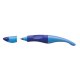 Ergonomischer Tintenroller  für Rechtshänder  - STABILO EASYoriginal in hellblau/dunkelblau - Einzelstift - Schreibfarbe blau (l?schbar) - inklusive Patrone