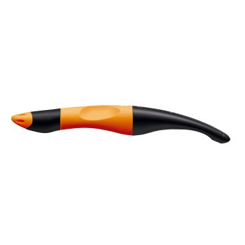 Ergonomischer Tintenroller  für Rechtshänder - STABILO EASYoriginal in orange/anthrazit - Einzelstift - Schreibfarbe blau (l?schbar) - inklusive Patrone