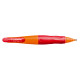 STABILO EASYergo 1.4 - ergonomická mechanická ceruzka pre ľavákov - vrátane 3 tenkých túh v tvrdosti HB - oranžová / červená