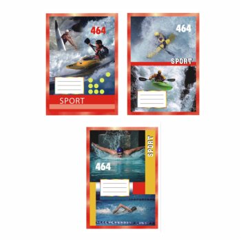 MIRA Schulheft A4 liniert 8mm mit Korrekturrand 60 Blatt...