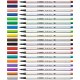 STABILO Pen 68 brush - prémiová fixka s variabilným hrotom - samostatná fixka