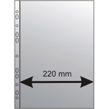 KARTON P+P Klarsichthülle A4+ PP 100µm, 50...
