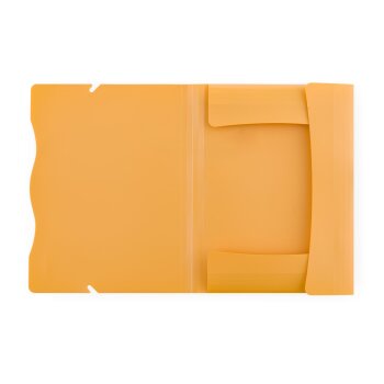 oxybag Dreiflügelmappe mit Gummizug VERDE mustard