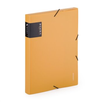 oxybag Box na zošity s gumickou PP A4 VERDE mustard