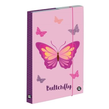 oxybag Box na zošity A5 Butterfly ružový