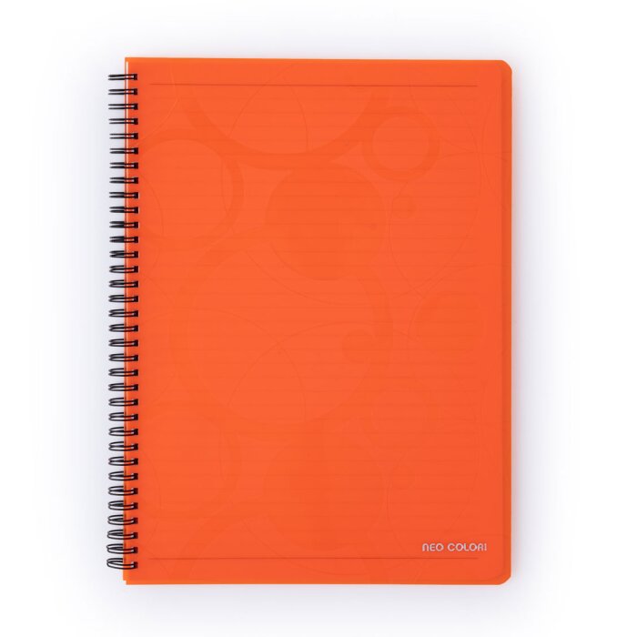 oxybag Krúžkový blok A4 PP linajkovaný 60 listov NEO COLORI oranžový