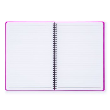 oxybag Collegeblock A4 PP liniert 60 Blatt NEO COLORI pink