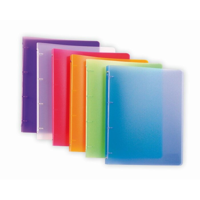 oxybag Ringbuch 4-Ring DIN A5 PP OPALINE sortiert