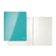 LEITZ Schnellhefter WOW, DIN A4, Karton, eisblau