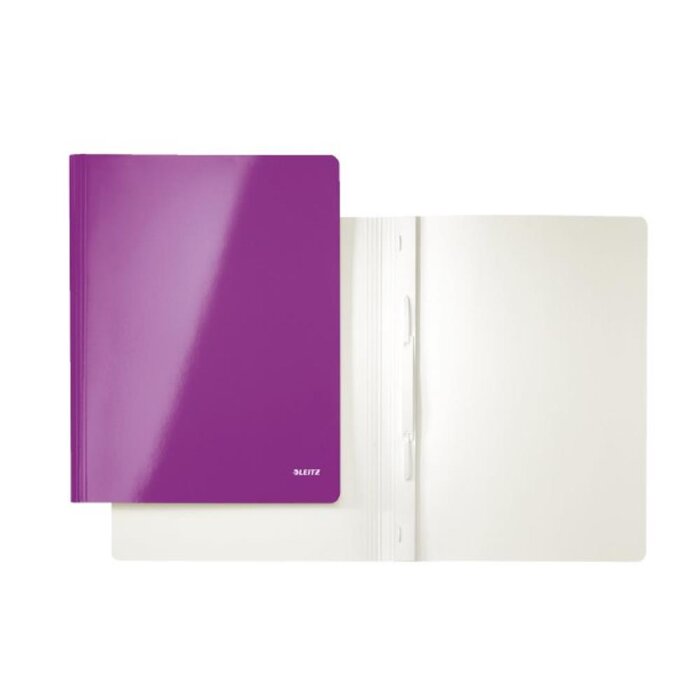 LEITZ Schnellhefter WOW, DIN A4, Karton, violett