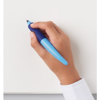 Ergonomischer Tintenroller für Linkshänder - STABILO EASYoriginal -Einzelstift - Schreibfarbe blau (löschbar) - inklusive Patrone
